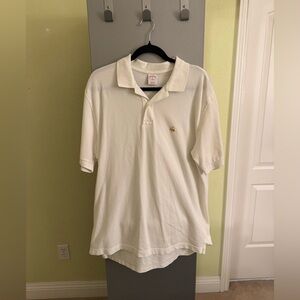 Brooks Brothers White Polo Shirt Men’s Size M